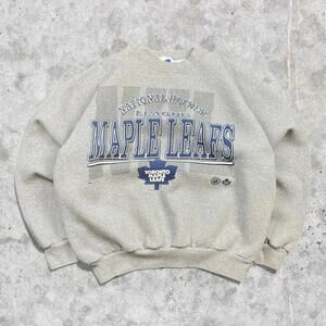 90's NHL Toronto Maple Leafs Heavyweight Sweater